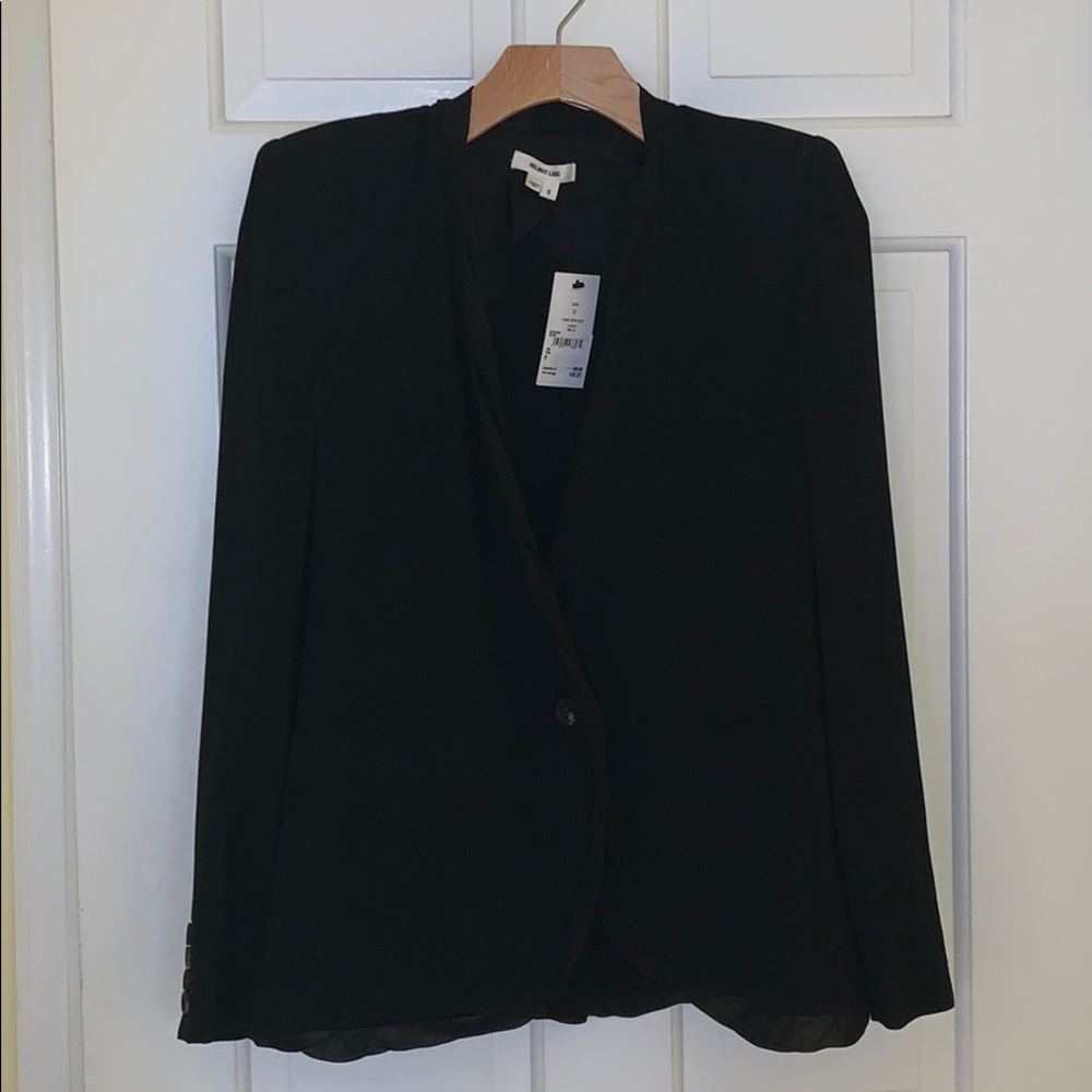 Helmut Lang Relic Twist Blazer in BLACK Sz 0